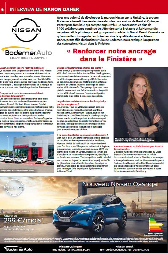 Interview de Manon DAHER dans le SB29